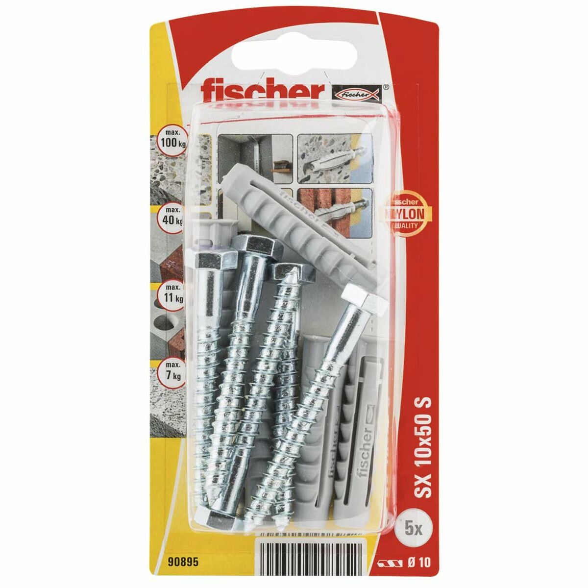 Dadi e viti Fischer (5 Unità)